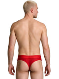 Xtremen 91268 Microfiber Mesh Thongs Color Red