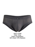 Xtremen 91269 Microfiber Mesh Briefs Color Gray