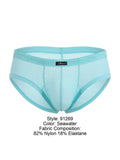 Xtremen 91269 Microfiber Mesh Briefs Color Seawater