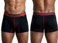 Xtremen 91271 Men's Underwear Sleek Microfiber Boxer Briefs Color Black