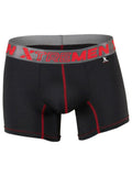 Xtremen 91271 Men's Underwear Sleek Microfiber Boxer Briefs Color Black