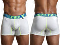 Xtremen 91271 Men's Underwear Sleek Microfiber Boxer Briefs Color White