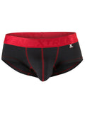 Xtremen 91273 Men's Underwear Sleek Athletic Microfiber Briefs Color Black