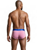 Xtremen 91273 Men's Underwear Sleek Athletic Microfiber Briefs Color Pink