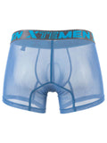 Xtremen 91277 Men's Underwear Microfiber Mesh Boxer Briefs Color Blue
