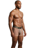 Xtremen 91277 Men's Underwear Microfiber Mesh Boxer Briefs Color Brown