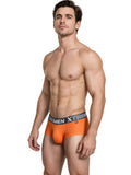 Xtremen 91280 Men's Underwear Sleek Microfiber Briefs Color Orange