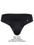 Xtremen 91281 Men's Underwear Sleek Microfiber Thongs Color Black