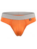Xtremen 91281 Men's Underwear Sleek Microfiber Thongs Color Orange