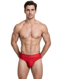 Xtremen 91281 Men's Underwear Sleek Microfiber Thongs Color Red