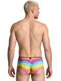 Xtremen 91283 Rainbow Printed Microfiber Briefs Color Cloud