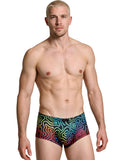 Xtremen 91283 Rainbow Printed Microfiber Briefs Color Labyrinth