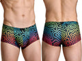 Xtremen 91283 Rainbow Printed Microfiber Briefs Color Labyrinth