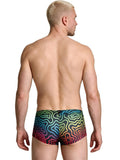 Xtremen 91283 Rainbow Printed Microfiber Briefs Color Labyrinth