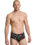 Xtremen 91283 Rainbow Printed Microfiber Briefs Color Mushroom