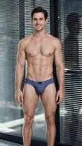 Xtremen 91286 Men's Underwear Sleek Microfiber Briefs Color Gray