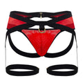 CandyMan 99623 Garter Jockstrap Color Red