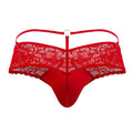 CandyMan 99647 Lace Thongs Color Red