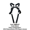 MaleBasics DMBL07 DNGEON Cross Cockring Harness Color Black