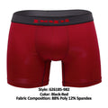 Papi 626185-982 Cool2 2PK Solid Boxer Briefs Color Black-Red