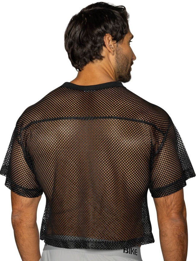 BIKE Athletic BAM134 Short Sleeve Practice Jersey in Bold Color Black