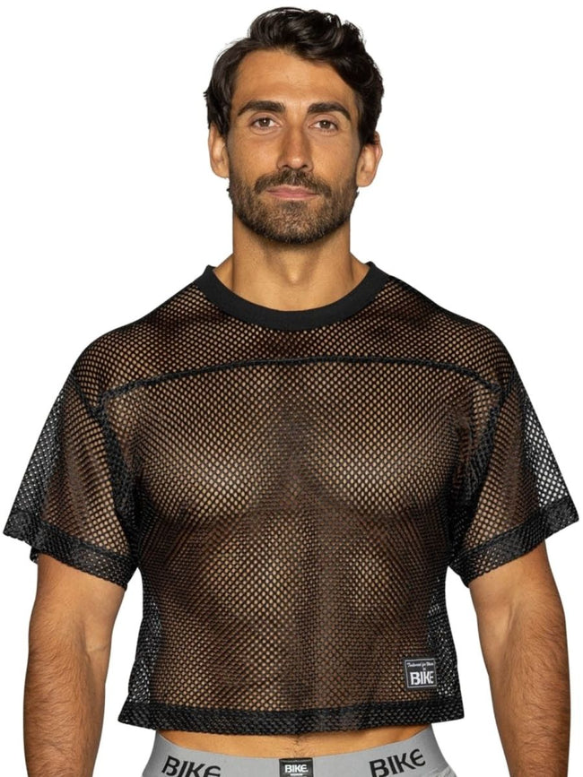 BIKE Athletic BAM134 Short Sleeve Practice Jersey in Bold Color Black