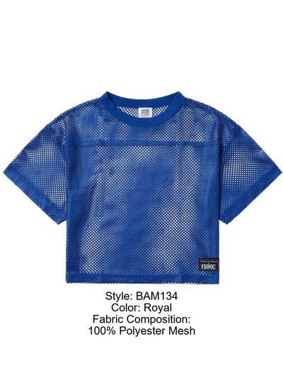 BIKE Athletic BAM134 Short Sleeve Practice Jersey Color Royal