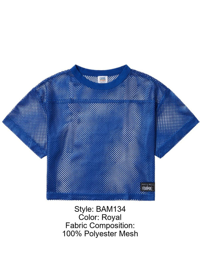 BIKE Athletic BAM134 Short Sleeve Practice Jersey Color Royal