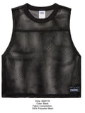 BIKE Athletic BAM135 Sleeveless Mesh Practice Jersey Color Color Black