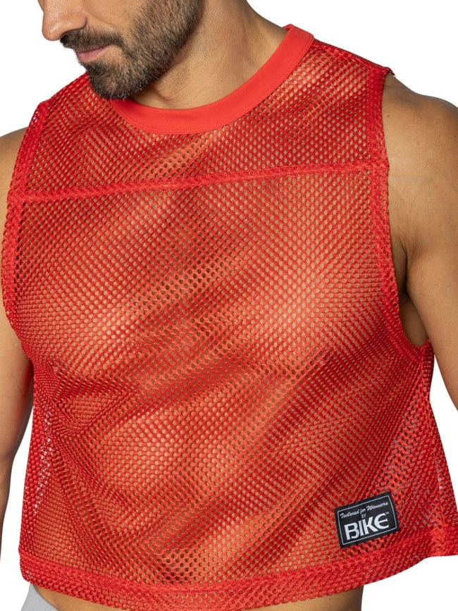 BIKE Athletic BAM135 Sleeveless Practice Jersey Color Color Red