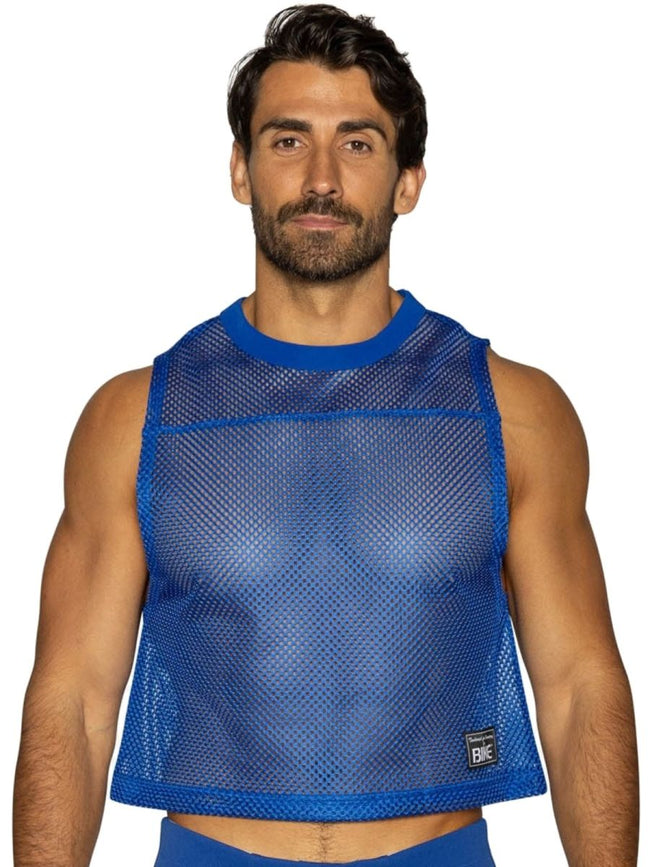 BIKE Athletic BAM135 Sleeveless Practice Jersey in Vibrant Royal Blue Color Royal