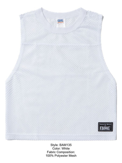 BIKE Athletic BAM135 Sleeveless Practice Jersey - Performance Color White