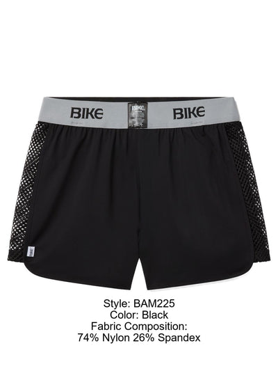 BIKE Athletic BAM225 Peek-a-boo Jock Short Color Black