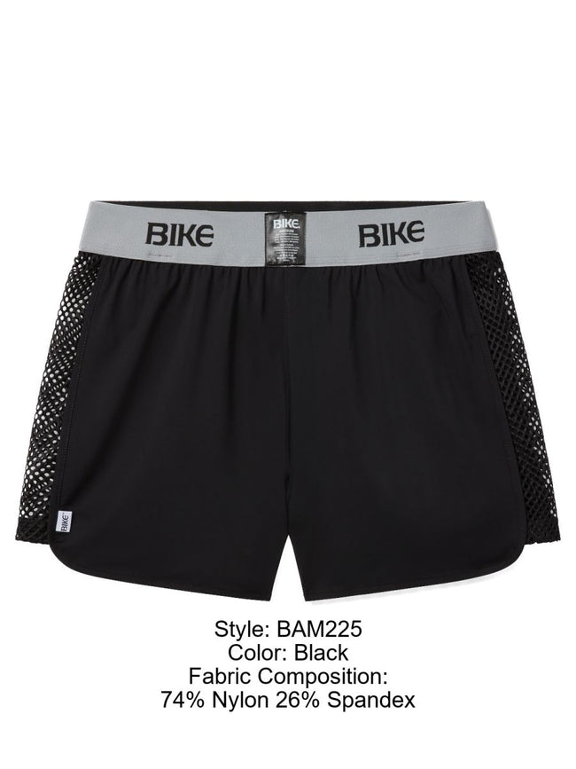 BIKE Athletic BAM225 Peek-a-boo Jock Short Color Black
