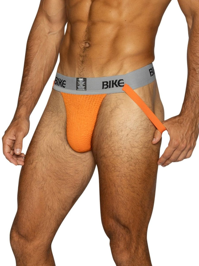 BIKE Athletic BAS304 Men's Underwear Classic Jockstrap Color Orange