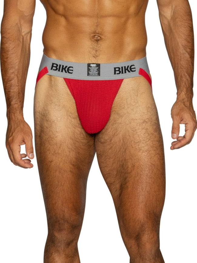 BIKE Athletic BAS304 Men's Underwear Classic Jockstrap Color Red
