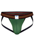 BIKE Athletic BAS305 Men's Underwear Performance Mesh Jockstrap Color Green