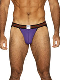 BIKE Athletic BAS305 Men's Underwear Performance Mesh Jockstrap Color Purple