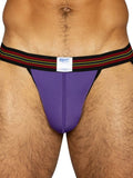 BIKE Athletic BAS305 Men's Underwear Performance Mesh Jockstrap Color Purple