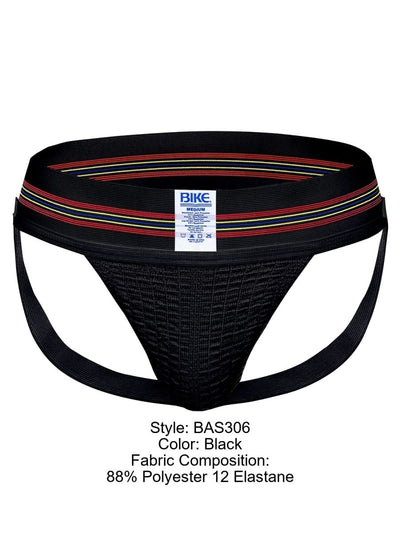 BIKE Athletic BAS306 Original Number 10 Jockstrap - Color Color Black