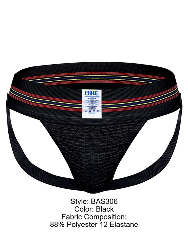 BIKE Athletic BAS306 Original Number 10 Jockstrap - Color Color Black