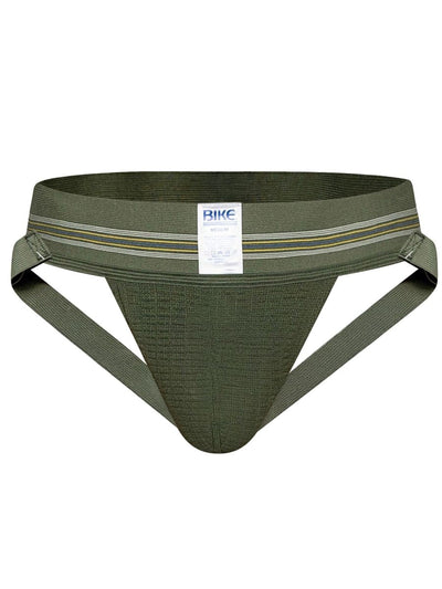BIKE Athletic BAS306 Men's Underwear Original Number 10 Jockstrap Color Olive