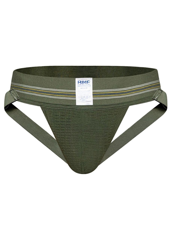 BIKE Athletic BAS306 Men's Underwear Original Number 10 Jockstrap Color Olive