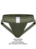 BIKE Athletic BAS306 Men's Underwear Original Number 10 Jockstrap Color Olive