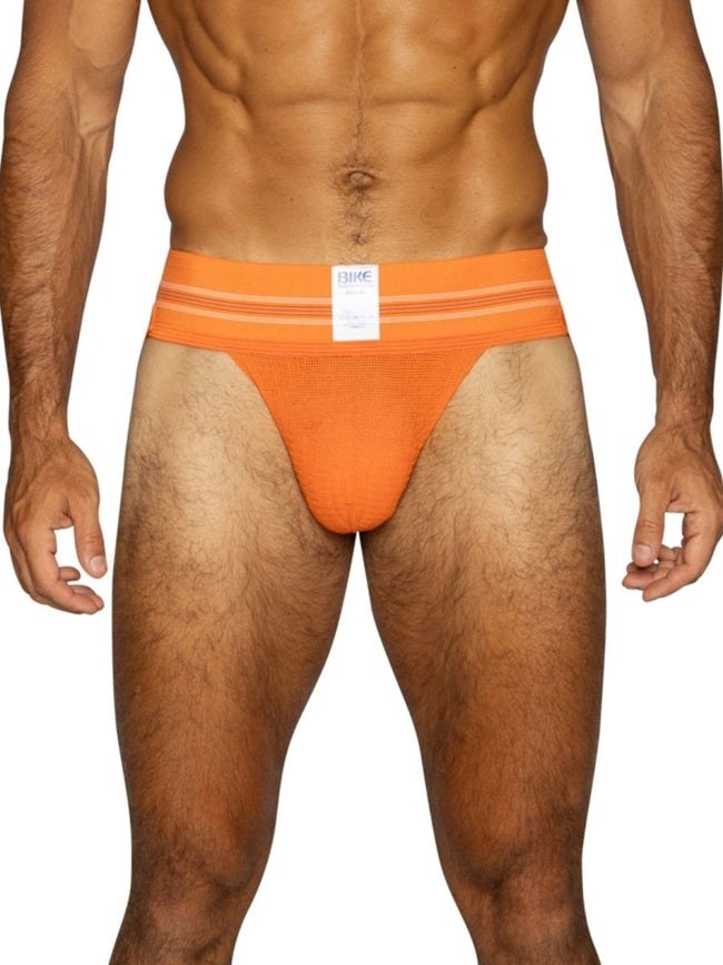 BIKE Athletic BAS306 Men's Underwear Original Number 10 Jockstrap Color Orange