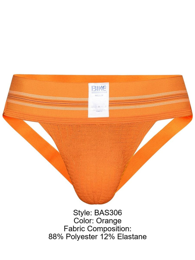 BIKE Athletic BAS306 Men's Underwear Original Number 10 Jockstrap Color Orange