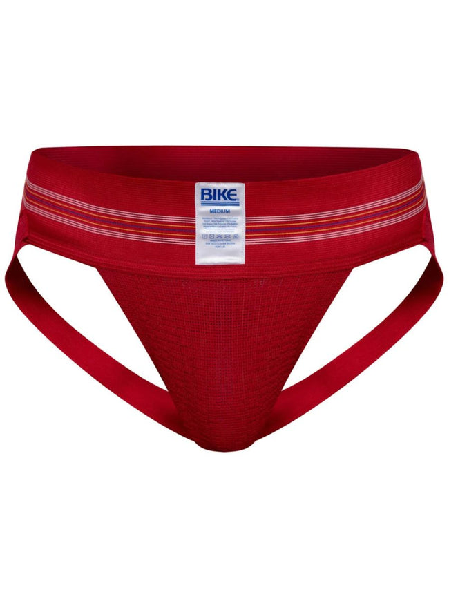 BIKE Athletic BAS306 Original Number 10 Jockstrap - Vibrant Color Red