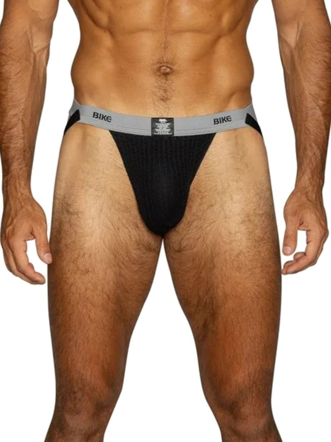 BIKE Athletic BAS308 Men's Underwear Swimmer Athletic Jockstrap Color Black