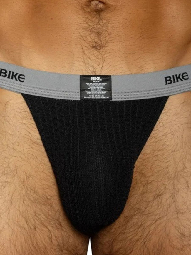 BIKE Athletic BAS308 Men's Underwear Swimmer Athletic Jockstrap Color Black