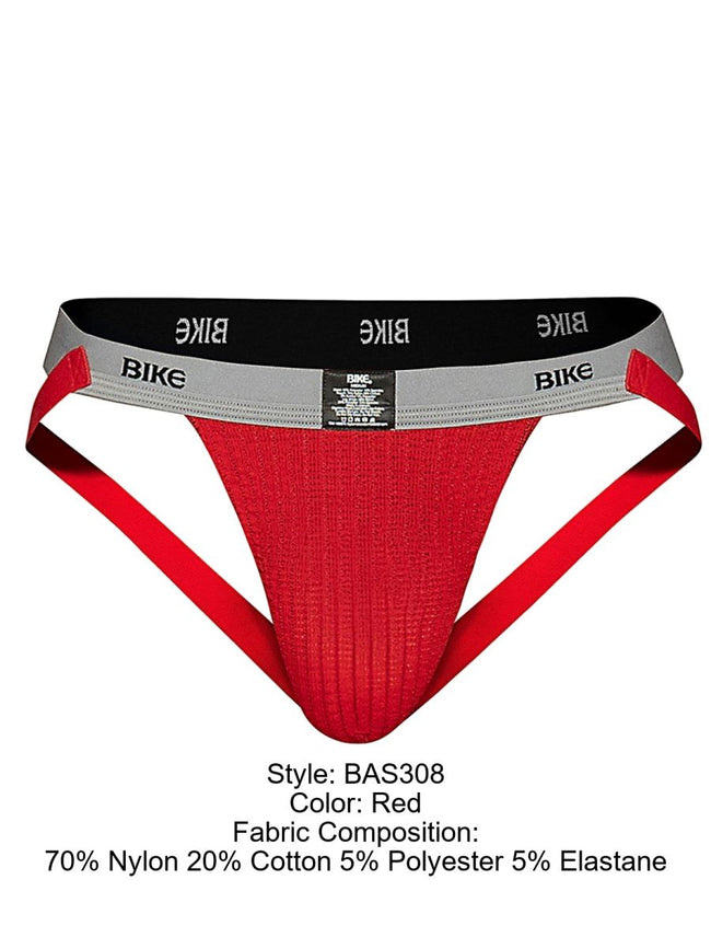 BIKE Athletic BAS308 Men's Underwear Swimmer Athletic Jockstrap Color Red
